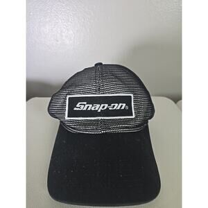 Trucker Hat Snap-On Tools Black & White Western Gorpe Camper Camping Skater